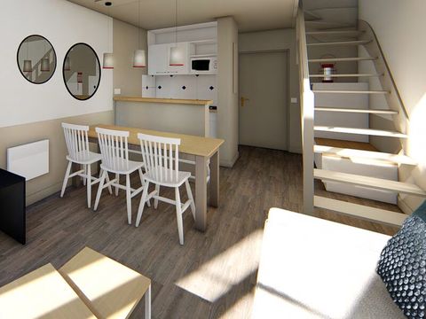 APPARTEMENT 6 personnes - 1 chambre + 1 alcôve - Terrasse ou balcon