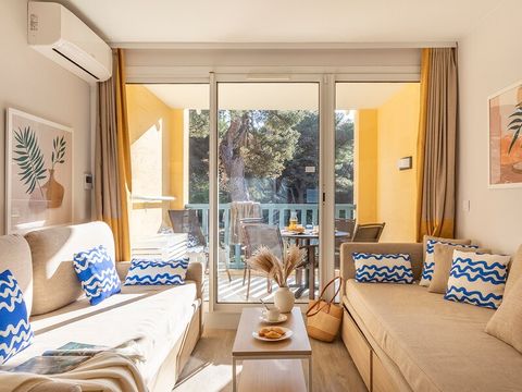 Appartement 4 personnes - 1 chambre - Terrasse ou balcon - Vue sur le jardin