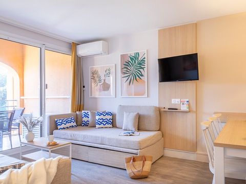 Appartement 6 personnes - 1 chambre + 1 coin nuit - Terrasse ou balcon - Vue sur le jardin