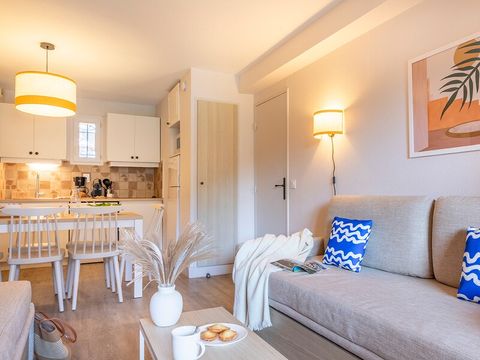 Appartement 6 personnes - 1 chambre + 1 coin nuit - Terrasse ou balcon - Vue sur le jardin