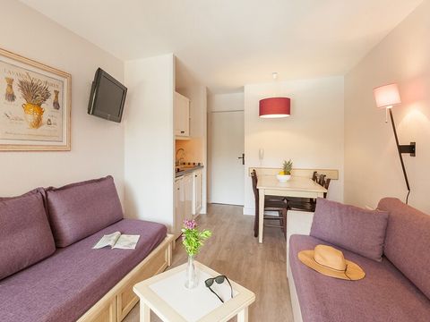 Studio 4 personnes - 1 coin nuit – Terrasse ou balcon – Vue jardin