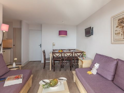 Appartement 6 personnes - 1 chambre + 1 coin nuit –Terrasse ou balcon – Vue jardin