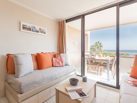 Appartement 4 personnes - - 1 chambre - Terrasse ou balcon - Vue mer - Exposition sud