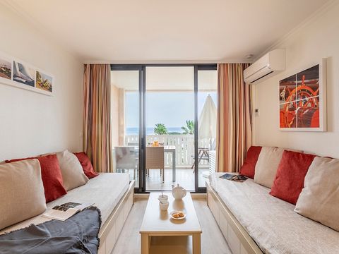 Appartement 4 personnes - - 1 chambre - Terrasse ou balcon - Vue mer - Exposition sud