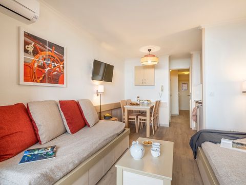 Appartement 4 personnes - - 1 chambre - Terrasse ou balcon - Vue mer - Exposition sud