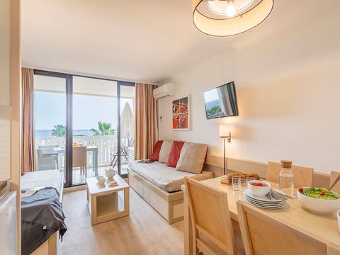 Appartement 4 personnes - - 1 chambre - Terrasse ou balcon - Vue mer - Exposition sud