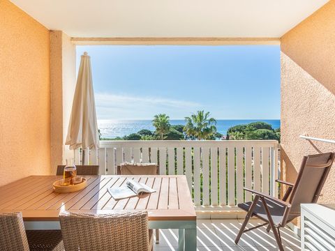 Appartement 4 personnes - - 1 chambre - Terrasse ou balcon - Vue mer - Exposition sud