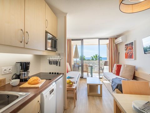Appartement 4 personnes - - 1 chambre - Terrasse ou balcon - Vue mer - Exposition sud