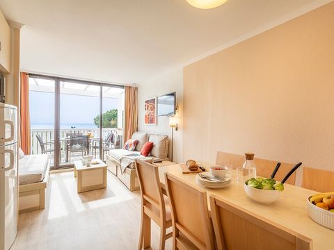 Appartement 6 personnes - - 1 chambre + 1 alcôve - Terrasse ou balcon - Vue sur la mer - Exposition sud