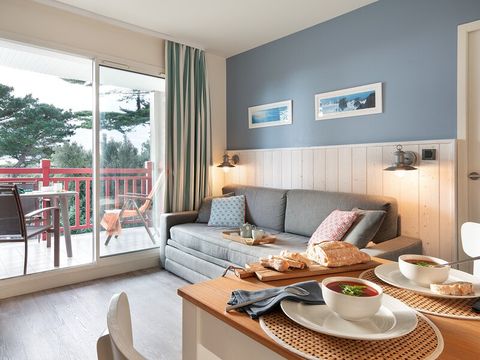Appartement 4 personnes - - 1 chambre - Terrasse ou balcon - Vue sur la mer