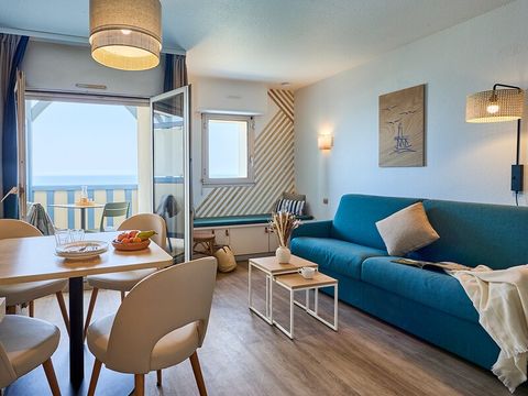 STUDIO 4 personnes -  4 personnes + 1 coin nuit - Balcon - Vue mer - Rénové