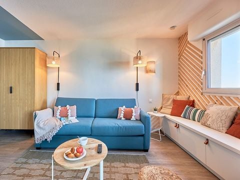 STUDIO 4 personnes -  4 personnes + 1 coin nuit - Balcon - Vue mer - Rénové