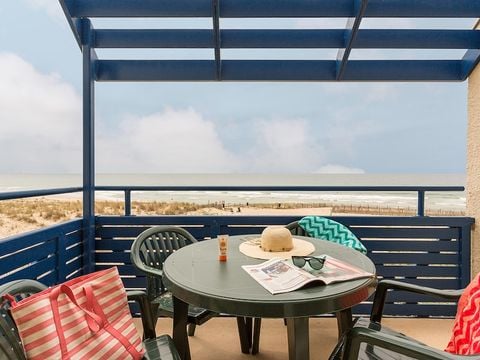 Appartement 4 personnes - 1 chambre - Balcon - Vue sur la mer