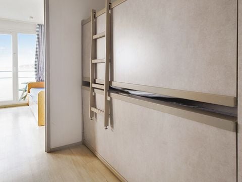 Studio 4 personnes - 1 coin - Nuit - Balcon - Vue mer