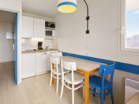 Studio 4 personnes - 1 coin - Nuit - Balcon - Vue mer