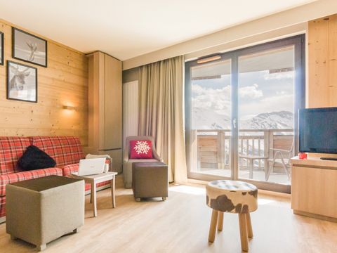 APPARTEMENT 6 personnes - 2 chambres - Balcon - Vue sur la montagne