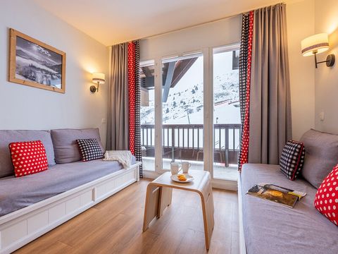 Appartement 6 personnes - 1 chambre - 1 coin - Nuit - Vue montagne