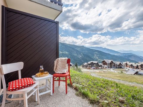 Appartement 6 personnes - 1 chambre - 1 coin - Nuit - Vue montagne