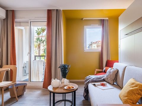 STUDIO 4 personnes - Studio 4 personnes, 1 coin nuit, balcon, climatisé, vue cour, rénové
