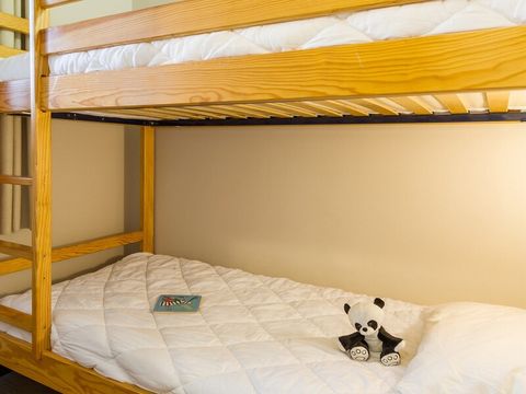 Appartement 6 personnes - 1 chambre - 1 coin - Nuit - Terrasse ou Balcon