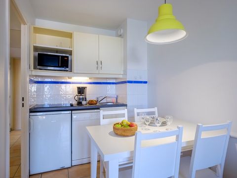 Studio 4 personnes - 1 Coint nuit - Balcon - Vue Jardin