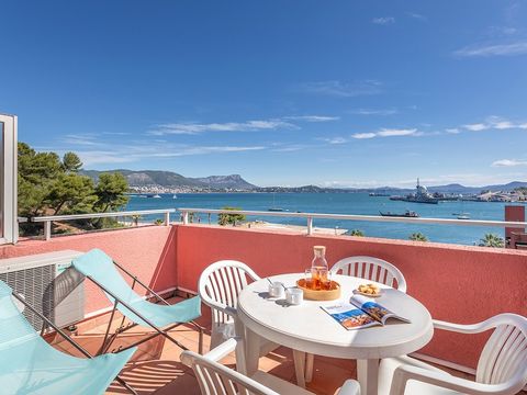 Studio 5 personnes - 1 coin - Nuit - Vue mer