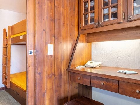 Studio 4 personnes - 1 coin - Nuit - Balcon ou rez de jardin