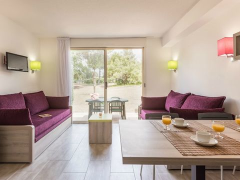 Appartement 5 personnes - 1 chambre - Vue jardin - Terrasse