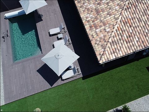VILLA 8 personnes - 4 CHAMBRES-CLIMATISÉ-PISCINE PRIVÉE 7M-TERRASSE SPACIEUSE