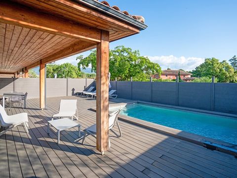 VILLA 6 personnes - 3 CHAMBRES-CLIMATISÉ-PISCINE PRIVÉE 7M-TERRASSE SPACIEUSE