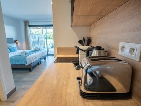 Studio 2 personnes - Climatisation - Grande terrasse