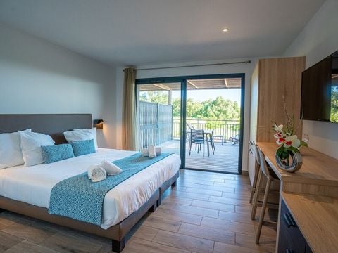 Studio 2 personnes - Climatisation - Grande terrasse