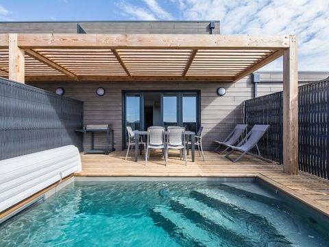 MAISON 6 personnes - 3 chambres - Duplex - Climatisation - Piscine privée de 4m - Terrasse