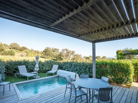 Maison 6 personnes - 3 chambres - Climatisation - Piscine privée de 7m