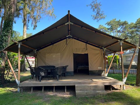 TENTE TOILE ET BOIS 4 personnes
