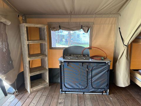 TENTE TOILE ET BOIS 4 personnes