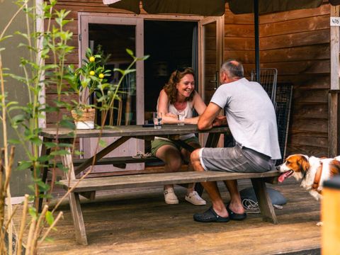 TENTE TOILE ET BOIS 6 personnes - Tente de glamping Dog Lodge