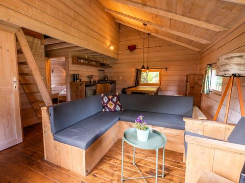 TENTE TOILE ET BOIS 6 personnes - Tente de glamping Dog Lodge