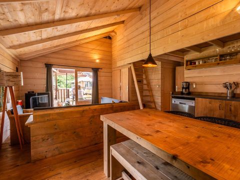 TENTE TOILE ET BOIS 6 personnes - Tente de glamping Dog Lodge