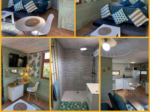 CHALET 2 personnes - 24m² - Chambre ouverte