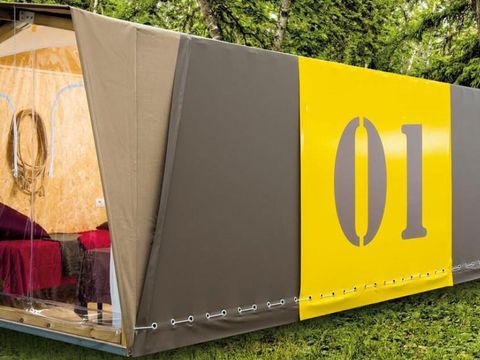 Tente en toile et en bois 4 personnes - Glam