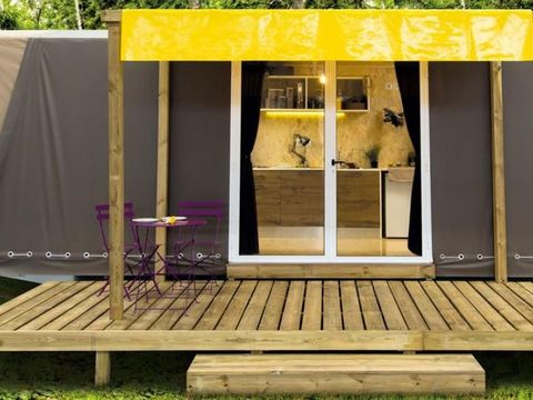 TENTE TOILE ET BOIS 4 personnes - Glam