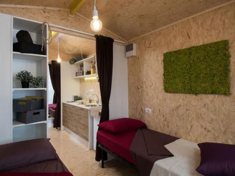 Tente en toile et en bois 4 personnes - Glam