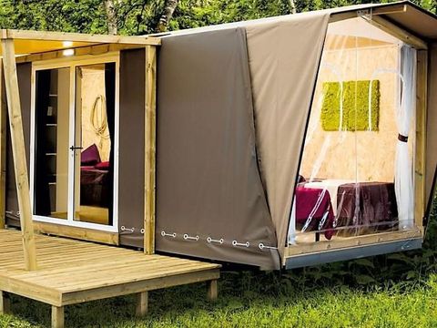 Tente en toile et en bois 4 personnes - Glam