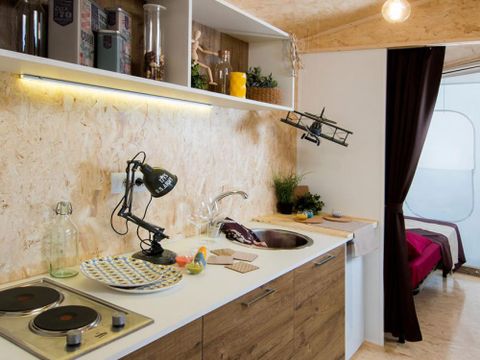 Tente en toile et en bois 4 personnes - Glam