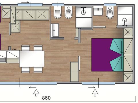 MOBILHOME 5 personnes - Alloro