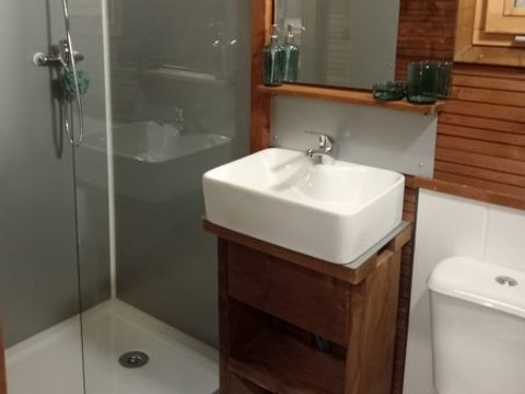 Tente en toile et en bois 4 personnes - Safari Lodge