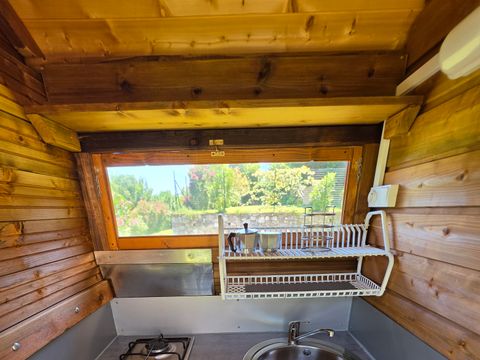 Tente en toile et en bois 4 personnes - Safari Lodge
