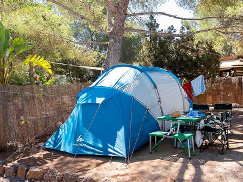 Emplacement - Bleu - grande tente - 35m2