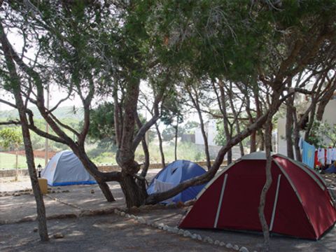 Emplacement - Vert - petite tente - 25m2 (mieux situé)